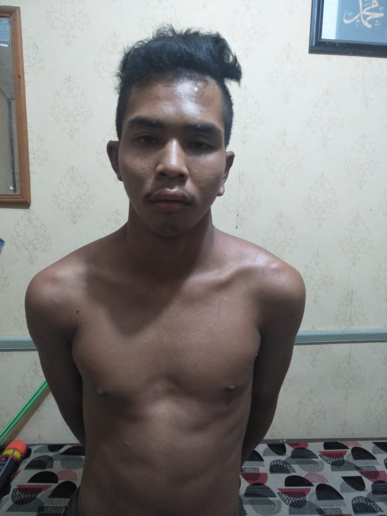 Faisal, buronan yang menyebabkan anggota Polsek Banjarmasin Tengah, Bripka Mashudin tenggelam di Sungai Martapura.