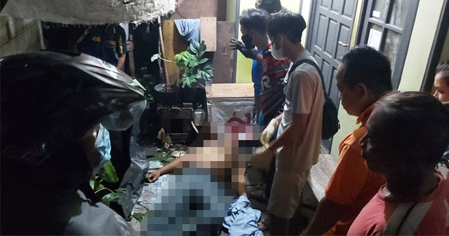 Warga Gang Dua Satu di Jalan Ahmad Yani km 1 geger, kemarin (27/4) dini hari. Kikim ditemukan tak bernyawa di pelataran rumah warga setempat.
