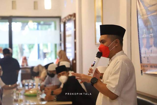 HARI BURUH: Wakil Bupati Tanah Laut Abdi Rahman saat menghadiri acara peringatan hari buruh internasional.