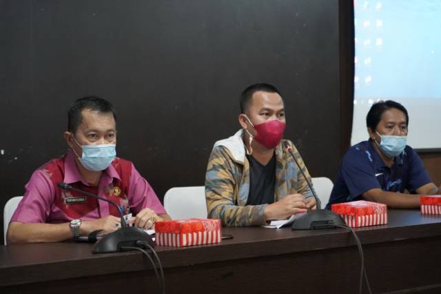 ANTISIPASI: BPBD dan instansi terkait di Tanbu menggelar rapat koordinasi untuk mencegah dampak banjir di masa mendatang.