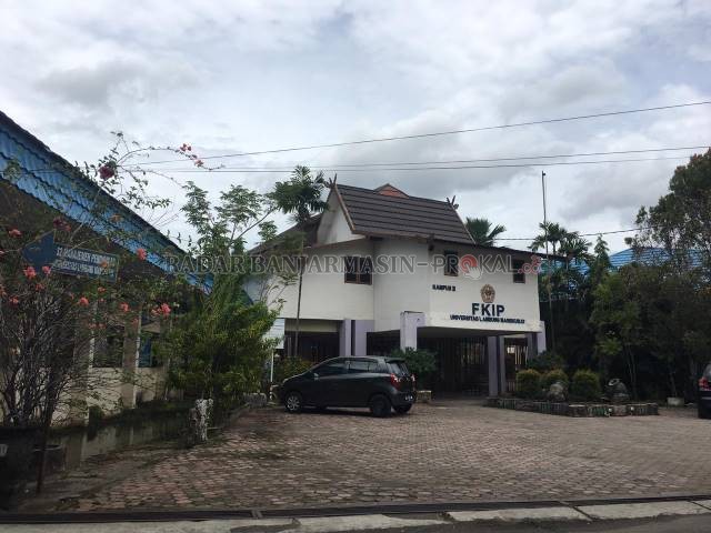 KAMPUS SEPI: Jika kondisi kasus Covid-19 terus naik, ULM bakal melanjutkan perkuliahan online.