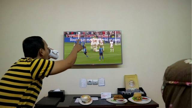 BANJIR PEMINAT: Grand Dafam Q Hotel Banjarbaru diminati pecinta bola dengan promonya EuroForia. | FOTO: DAFAM FOR RADAR BANJARMASIN.