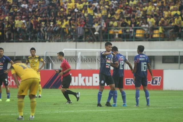 PERSIAPAN: Barito Putera merancang agenda uji coba dengan Arema FC sebelum kick-off Liga 1 2021.