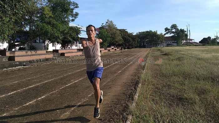 SIAP TANDING: Kontingen NPC Kalsel akan berlaga di Pekan Paralimpik Nasional (Peparnas) XVI 2021 Papua, 5-18 Nopember mendatang.