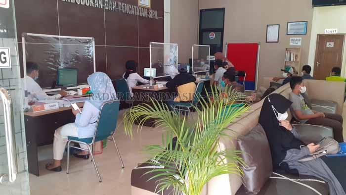 MUDAH CEPAT AKURAT: Tempat pelayanan administrasi di Disdukcapil Tabalong akan lebih mudah, cepat dan akurat.