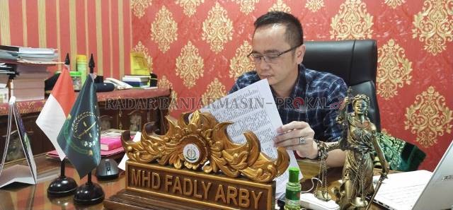 Kasi Pidsus Kejari HSU M Fadly Arbi SH