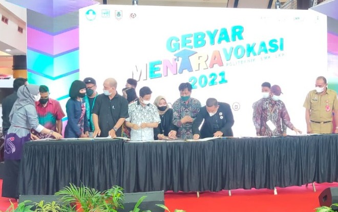 KERJA SAMA: Grand Dafam Q Hotel Banjarbaru ikut serta membangun kemitraan dengan Lembaga Pelatihan Kerja. | FOTO: DAFAM FOR RADAR BANJARMASIN.