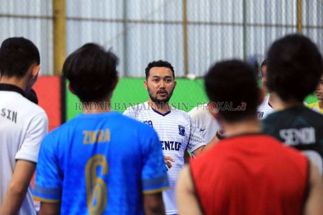TAMBAHAN PEMAIN: Tim futsal putra Kota Banjarmasin melakukan seleksi terbuka untuk menghadapi kompetisi di ajang Porprov XI di tahun 2022 mendatang.