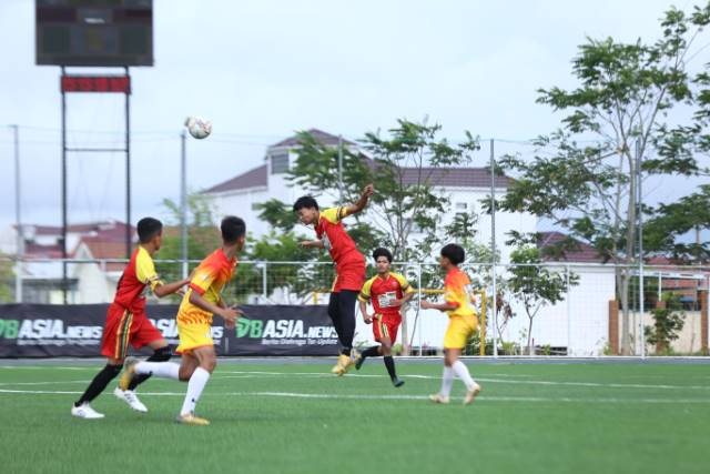 LAGA UJI COBA: Meski sudah beberapa kali menjalani laga uji coba, Peseban Banjarmasin tetap mewaspadai semua tim yang turut serta dalam kompetisi Piala Soeratin yang diselenggarakan tahun depan.