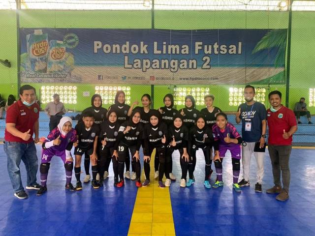 CARI PEMAIN: Tim pelatih futsal putri HSU segera melakukan seleksi pemain Porprov 2022 mendatang.