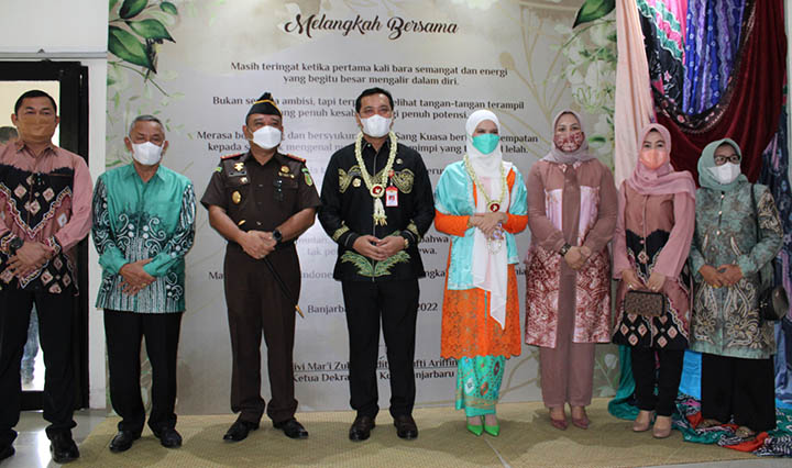 TEROBOSAN ANYAR: Pemko Banjarbaru melalui Dekranasda Creative Hub Kota Banjarbaru menyulap Mess L menjadi sentra ekonomi kreatif Banjarbaru.