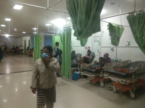 Korban keracunan dirawat di RS TPT, Banjarmasin.