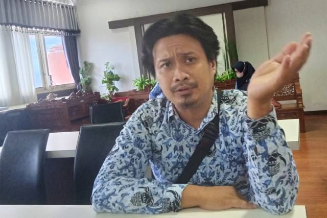 PENJELASAN: Analis SDM Aparatur BKD Diklat, Tinton Aditya menjelaskan tentang penundaan penerbitan SPK guru PPPK.