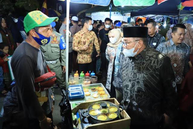 RAMAI: Suasana Amuntai Expo 2022 yang digelar Pemkab HSU.