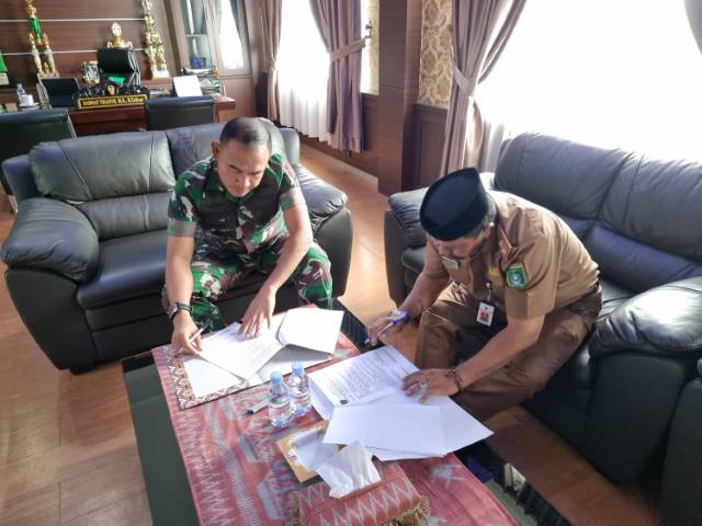 KOMITMEN: Pemkab Tanah Bumbu mendukung pelaksanaan TMMD.