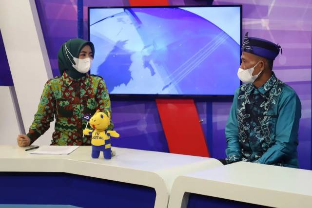 GAUNGKAN : Bupati Tala HM Sukamta menjadi narasumber pada acara