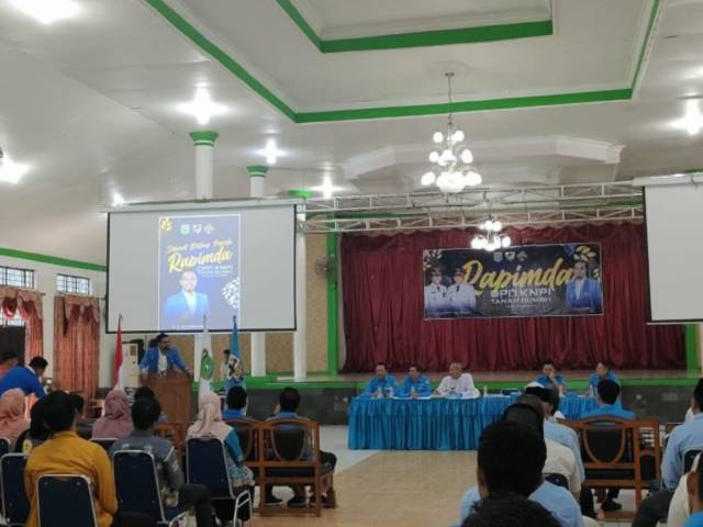 ORGANISASI: Suasana Rapimda KNPI Tanah Bumbu, akhir pekan tadi.