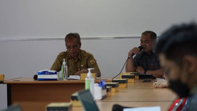 BAHAS: Pihak Pemko Banjarbaru dan BPJS Banjarmasin menggelar Forum Komunikasi Pemangku Kepentingan Utama Tahap II Kota Banjarbaru.