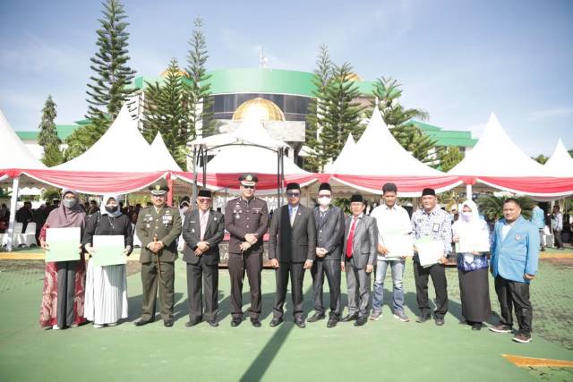 HARI PAHLAWAN: Pemkab Tanah Bumbu memperingati Hari Pahlawan Nasional, Kamis (10/11).