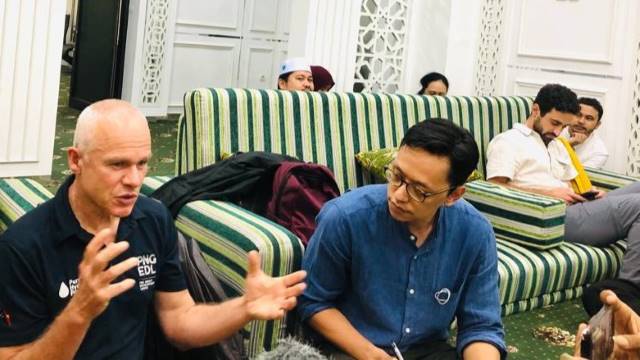 Tim assesment saat memberikan keterangan kepada wartawan di kantor bupati belum lama tadi.