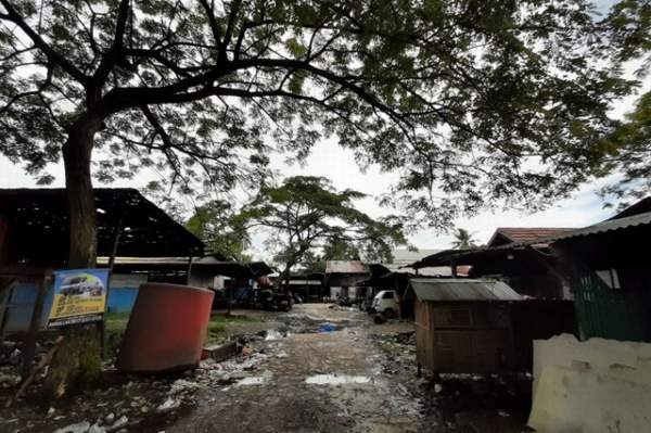 TAMPAK KUMUH: DKP3 Banjarmasin berencana membenahi kawasan RPU Basirih dengan membangun yang baru.