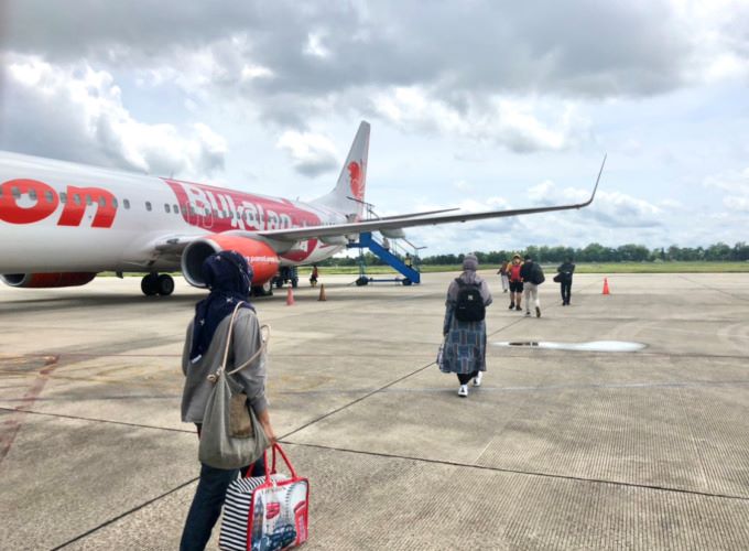 SIAP BERANGKAT: Tiket pesawat rute Banjarmasin dipastikan kembali normal. | Foto: Tia Lalita Novitri/Radar Banjarmasin