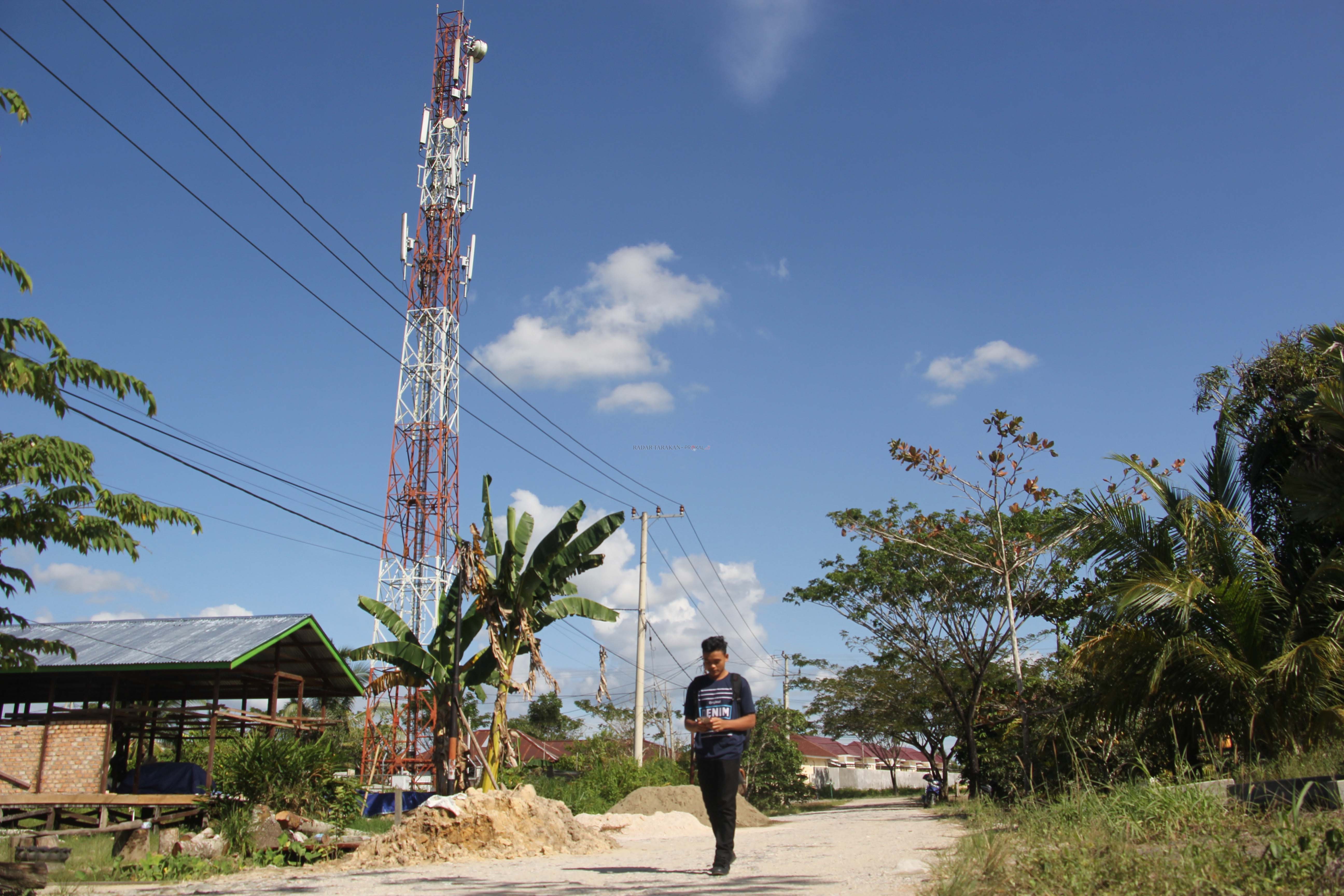 TELEKOMUNIKASI: 24 titik titik  blank spot di Kabupaten Bulungan akan segera terakses internet.