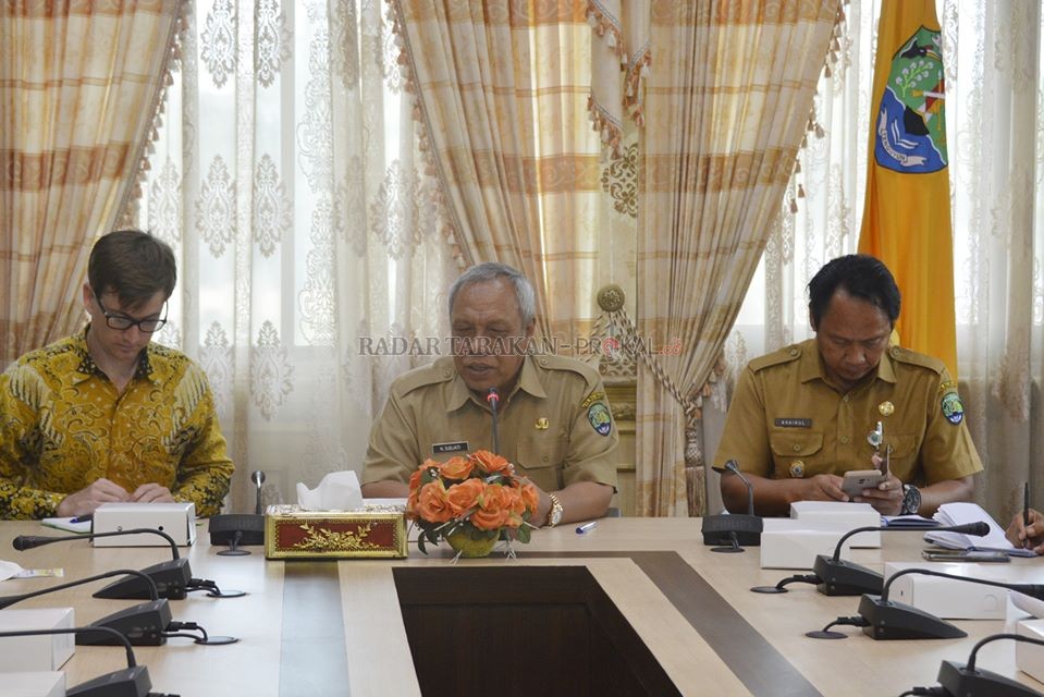 TERTARIK BERINVESTASI: Australia tertarik menanamkan modal di Kabupaten Bulungan, di Kawasan Industri dan Pelabuhan Internasional (KIPI) dan PLTA .