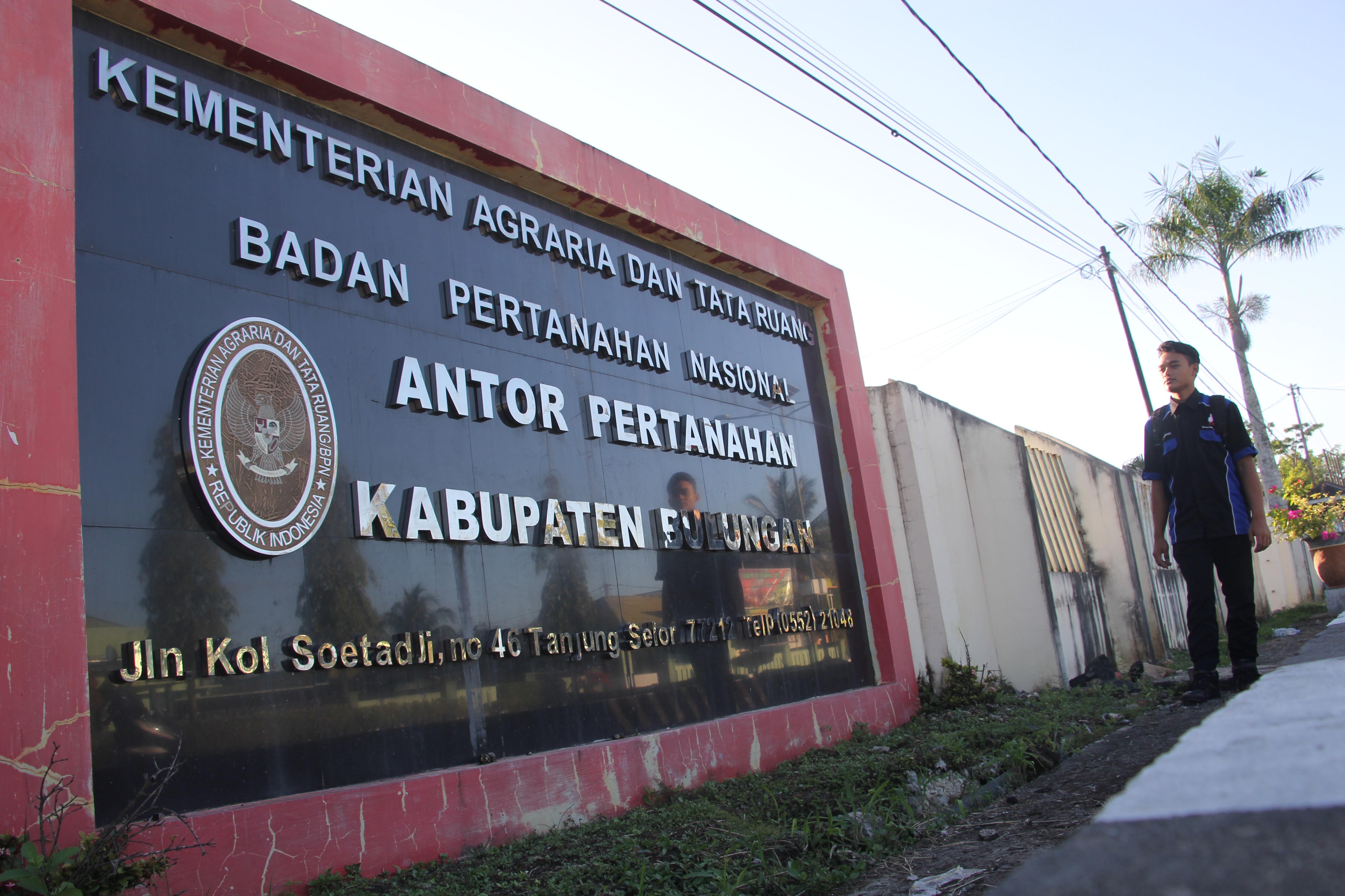 MINIM PENGAJUAN: Pembangunan BPN KTT Belum dapat terealisasi tahun ini.