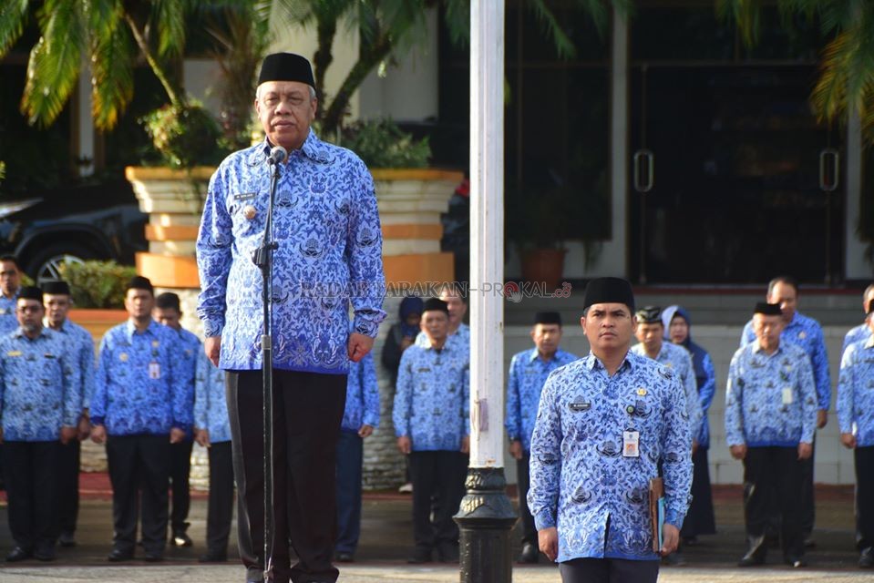 SIKAPI KONDISI TERKINI: Selama dua pekan kedepan apel di lingkugan Pemkab Bulungan ditiadakan.
