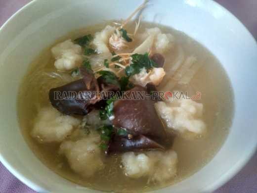 Tekwan Ikan Tenggiri. FOTO: LISAWAN/RADAR TARAKAN
