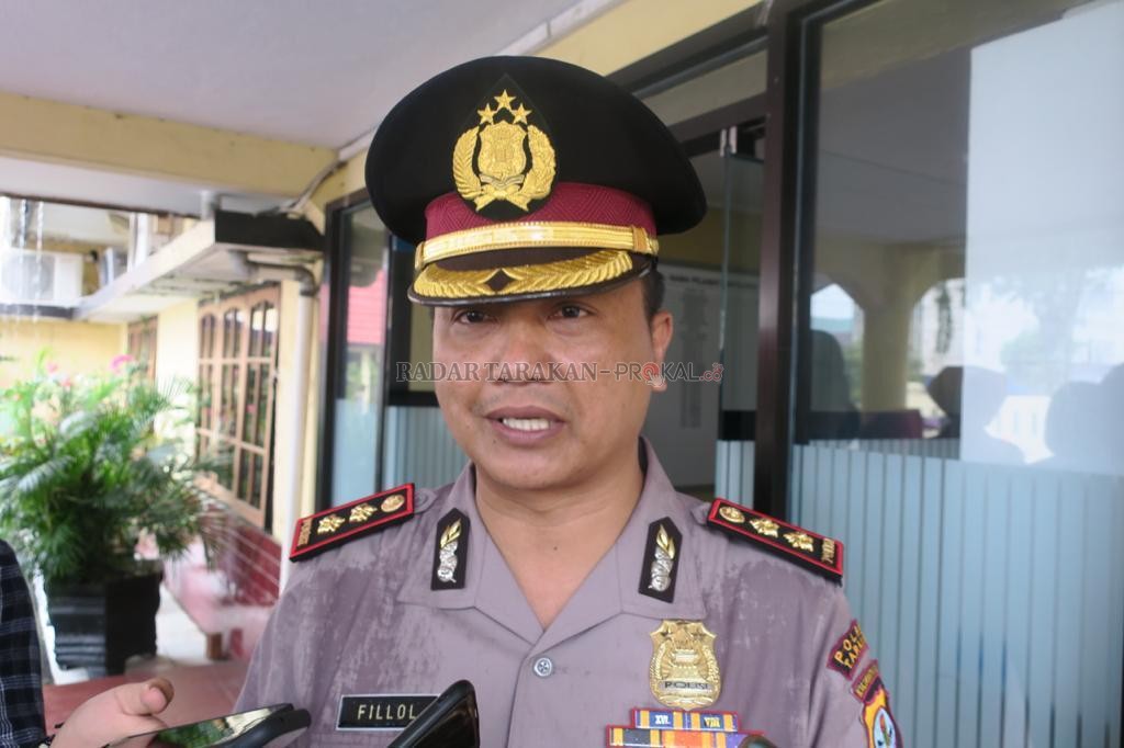 Kapolres Tarakan AKBP Fillol Praja Arthadira. FOTO: ELIAZAR/RADAR TARAKAN