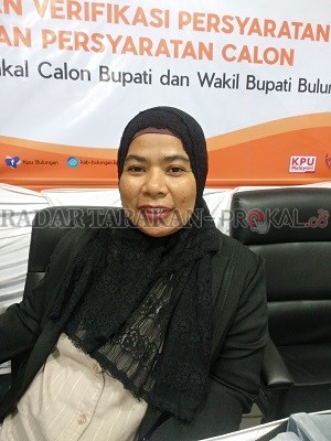 Ketua KPU Bulungan - Lili Suryani./IWAN KURNIAWAN/RADAR KALTARA