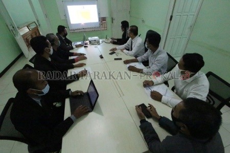 EVALUASI:Meski di tengah pandemi Covid-19, BUMD di Provinsi Kaltara optimistis dapat berjalan dengan maksimal dengan mengubah sejumlah strategi./RACHMAD RHOMADHANI/RADAR KALTARA