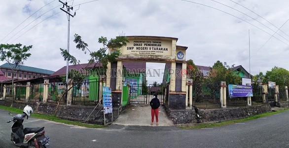 GELAR PTM: SMPN 9 Tarakan menjadi salah satu sekolah yang akan menggelar simulasi pembelajaran tatap muka hari ini./IFRANSYAH/RADAR TARAKAN