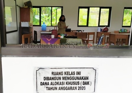 OPERASIONAL: Bangunan yang didanai DAK 2020 di SDN 052 Tarakan telah digunakan. FOTO: IFRANSYAH/RADAR TARAKAN