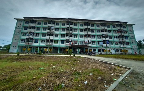 AGUS DIAN ZAKARIA/RADAR TARAKAN KUMUH : Kondisi Rusunawa tampak pada Siang Hari