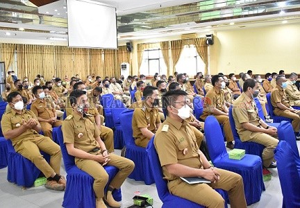 KEBIJAKAN BARU: Pembatasan kegiatan perkantoran selama masa PPKM level 4 di Bulungan tidak diberlakukan secara menyeluruh./PIJAI PASARIJA/RADAR KALTARA