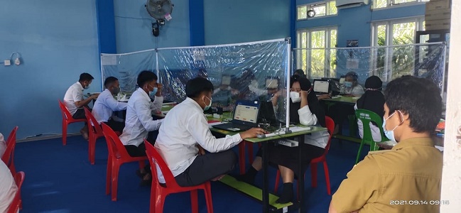 PROSES SELEKSI: Hasil seleksi penerimaan pegawai pemerintah dengan perjanjian kerja (P3K) ditunda. FOTO: BANK DATA/RADAR TARAKAN