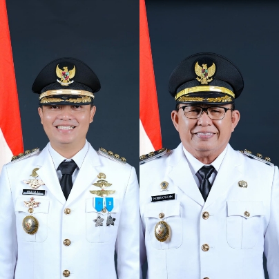 Bupati dan Wakil Bupati Tana Tidung, Ibrahim Ali-Hendrik