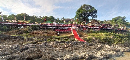 DESA WISATA: Kondisi Desa Sumantipal, Lumbis Pansiangan menyediakan beragam paket wisata untuk dinikmati wisatawan. FOTO: ASRULLAH/RADAR TARAKAN