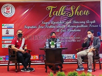 BAHAS KENDALA: Suasana diskusi dalam pertemuan PCIAI, (12/12). Kendala dan solusi selama pandemi Covid-19 masih jadi topik utama./AGUS DIAN ZAKARIA/RADAR TARAKAN