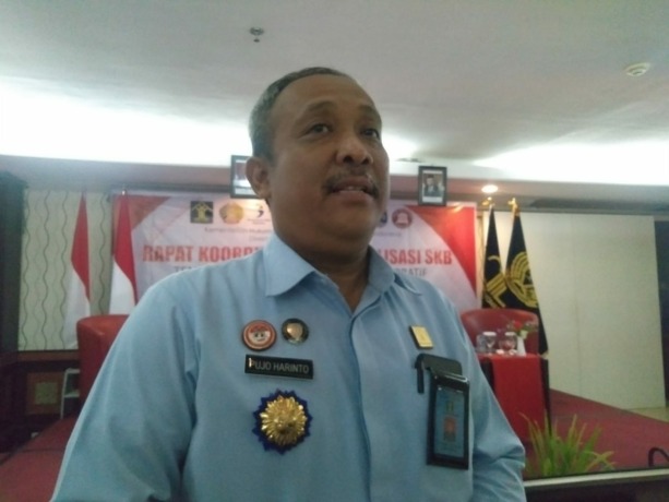 KEBIJAKAN HUKUM: Direktur Bimbingan Kemasyarakatan dan Pengentasan Anak Direktorat Jendral Permasyarakatan Republik Indonesia, Pujo Harinto saat ditemui awak media, Senin (20/6).(Yedidah Pakondo/Radar Tarakan)