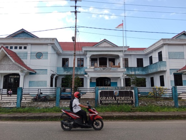 PIJAI PASARIJA/RADAR KALTARA INSTANSI BARU: Gedung KNPI Bulungan akan digunakan sebagai kantor sementara Kejati Kaltara setelah resmi dibentuk.