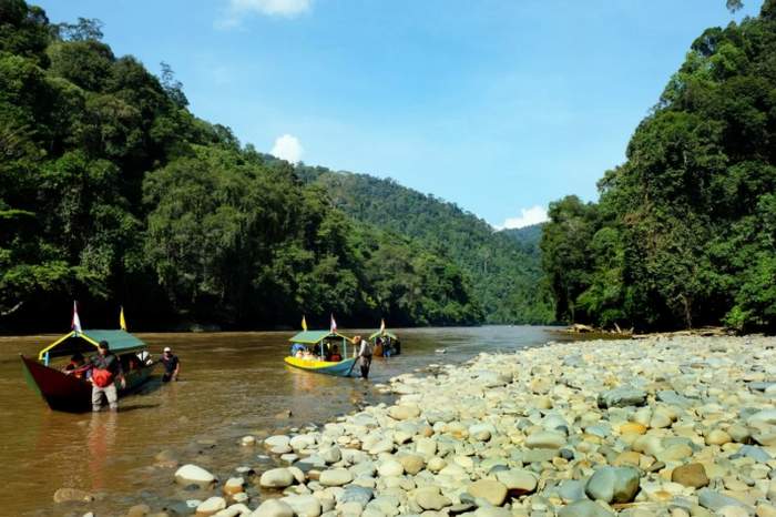 MEGA PROYEK: Lokasi rencana pembangunan PLTA Mentarang di Malinau. (RADAR TARAKAN)