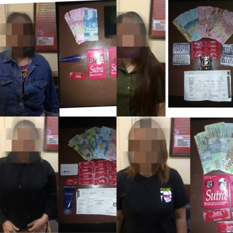 Keempat Pelaku PSK Michat Diamankan