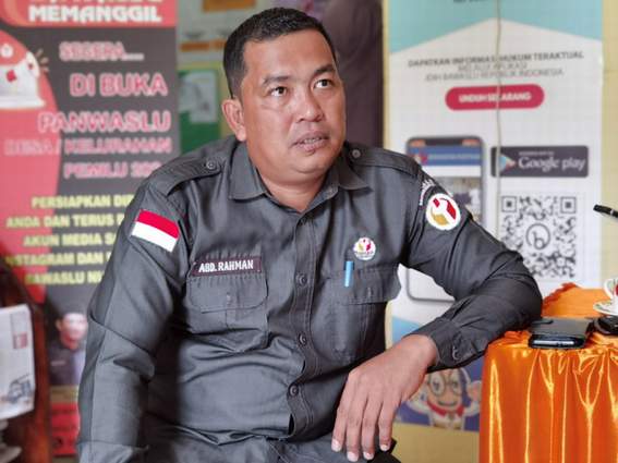 Komisioner Bawaslu Nunukan, Abdul Rahman FOTO: RIKO ADITYA/RADAR TARAKAN