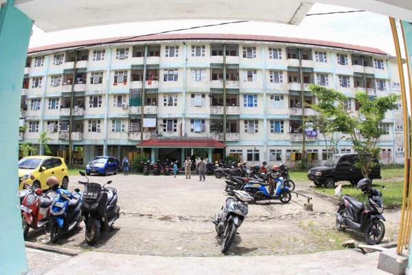 SEPI PEMINAT: Rusunawa milik Pemkot Tarakan di Jalan Kusuma Bangsa, Tarakan Timur. FOTO: AGUS DIAN ZAKARIA/RADAR TARAKAN