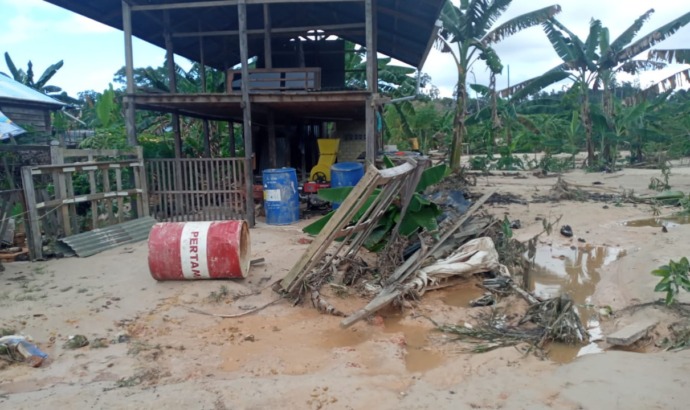 SEOLAH DIABAIKAN : Dugaan pencemaran yanag terjadi di Bunyu seolah diabaikan, dimana warga berharap ada tindak lanjut untuk menyelesaikan persoalan tersebut.