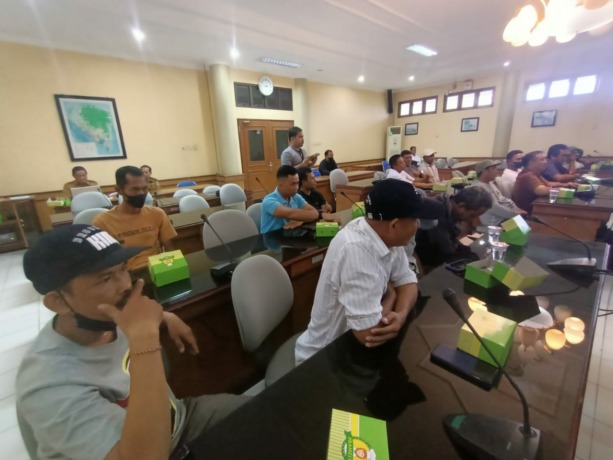 Pertemuan antara pengusaha kayu di Tarakan.